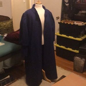 COPY - Vintage long coat w puffed sleeves & cuffs
